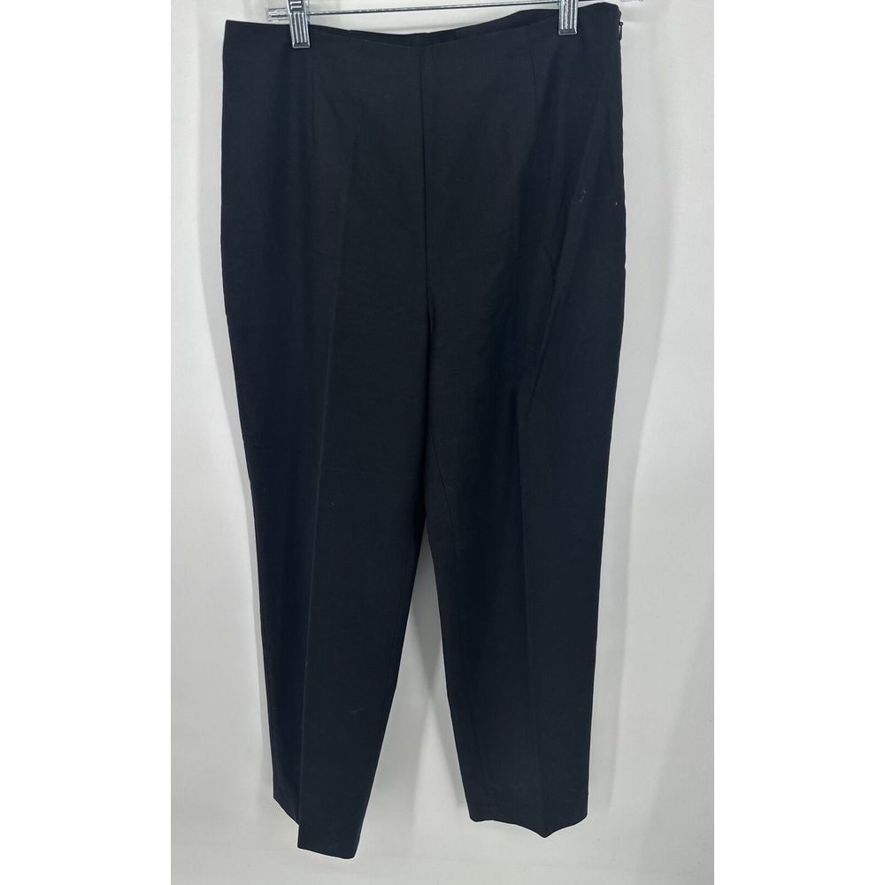 J Jill Pants Stretch Black Slacks  Sz 10